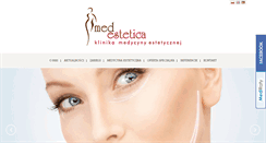 Desktop Screenshot of medestetica.com.pl
